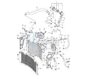 FZ1 1000 drawing COOLING SYSTEM