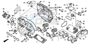 CB600F CB600F drawing AIR CLEANER