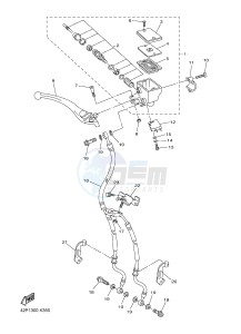 FZ8-S FZ8 FAZER 800 (42PG) drawing FRONT MASTER CYLINDER