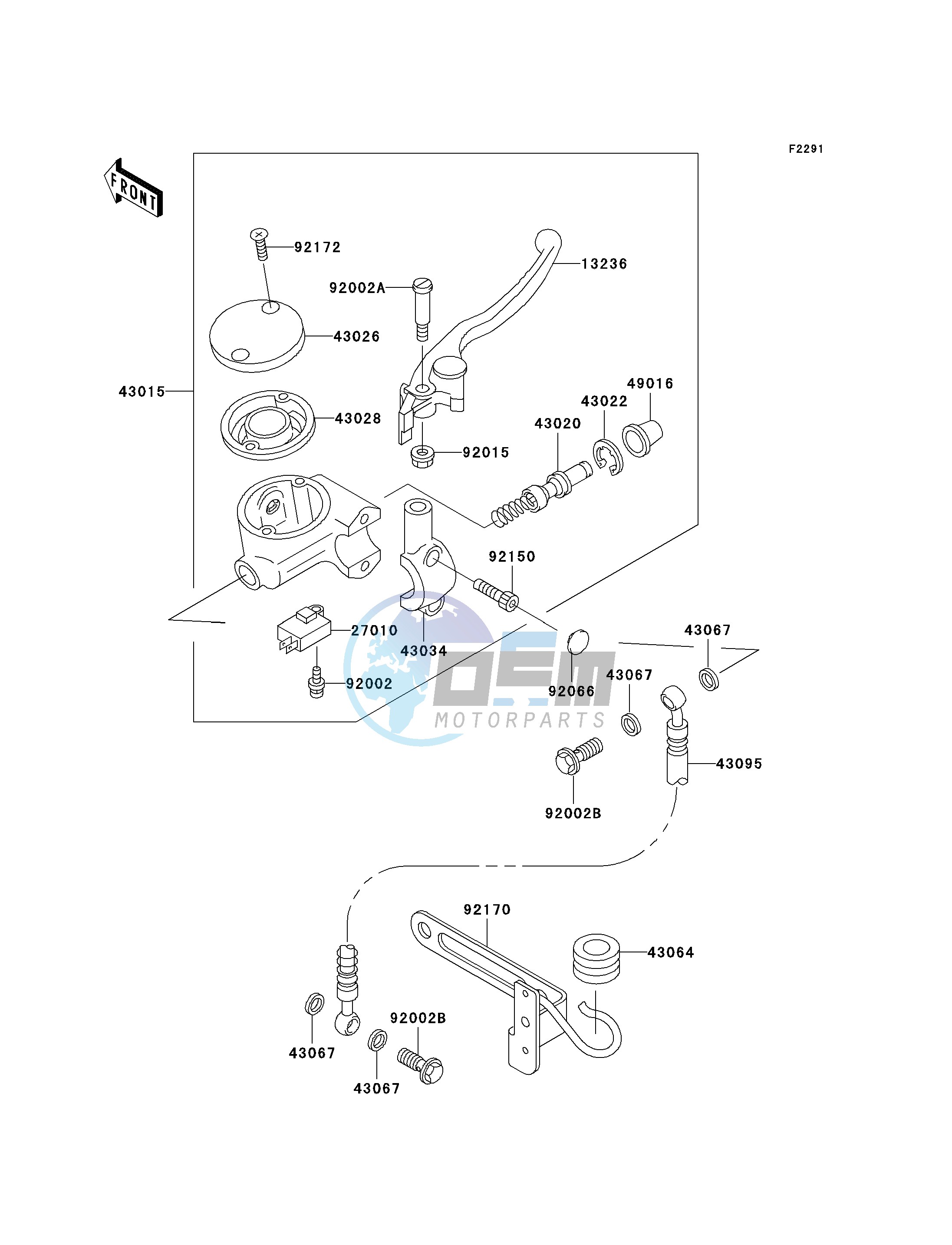 FRONT MASTER CYLINDER