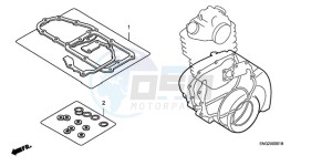 CBR125RWA UK - (E / BLA) drawing GASKET KIT B