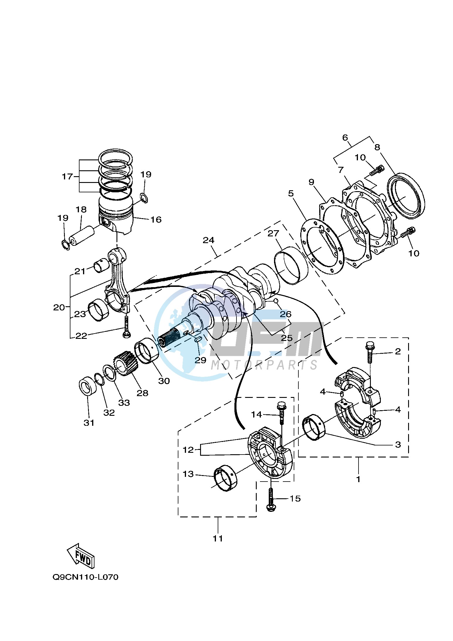 CRANKSHAFT & PISTON