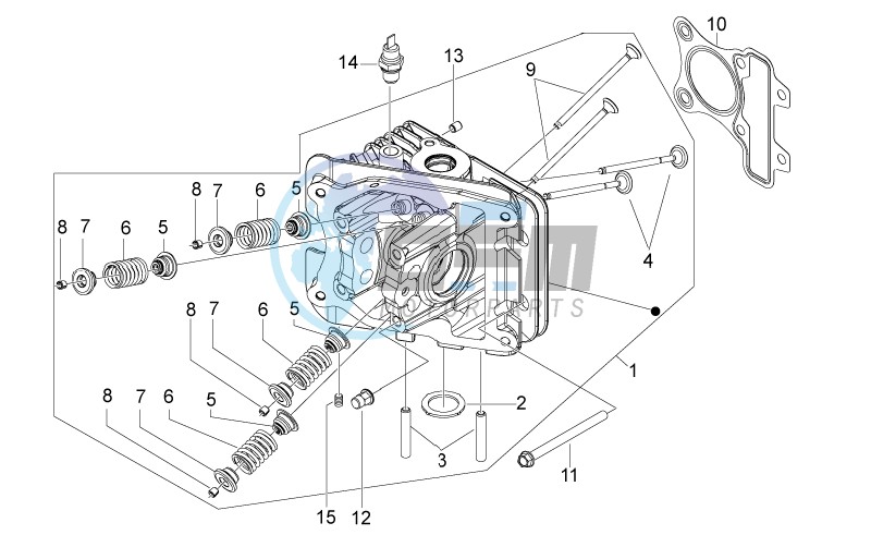 Cylinder head - valves