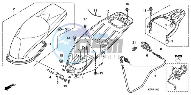 SEAT/LUGGAGE BOX