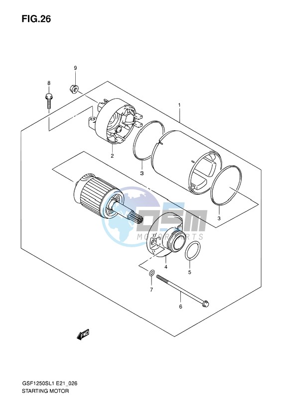 STARTING MOTOR