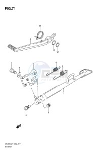 DL650 (E2) V-Strom drawing STAND