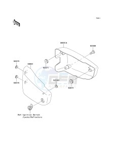 VN 1500 B [VULCAN 88 SE] (B1-B3) N6F drawing SIDE COVERS