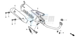 NPS50 drawing EXHAUST MUFFLER (NPS505/6)