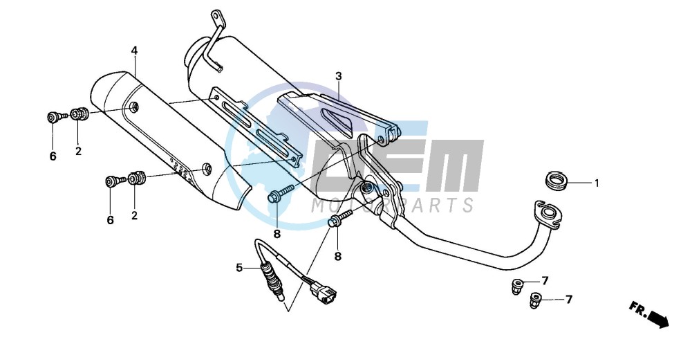 EXHAUST MUFFLER (NPS505/6)