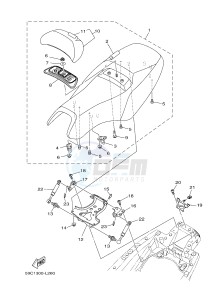 XP500 T-MAX 530 (59C8) drawing SEAT