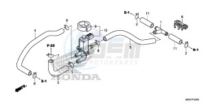 VFR1200XF CrossTourer - VFR1200X 2ED - (2ED) drawing AIR INJECTION CONTROL VALVE