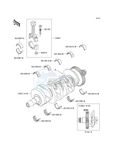 ZX636 C [NINJA ZX-6R] (C6F) C6F drawing CRANKSHAFT