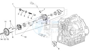 Griso S.E. 1200 8V drawing Oil pump