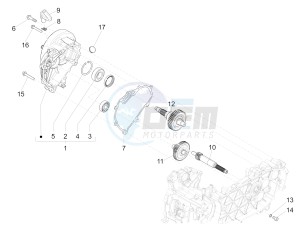 LIBERTY 125 IGET 4T 3V IE E4 ABS (EMEA) drawing Reduction unit