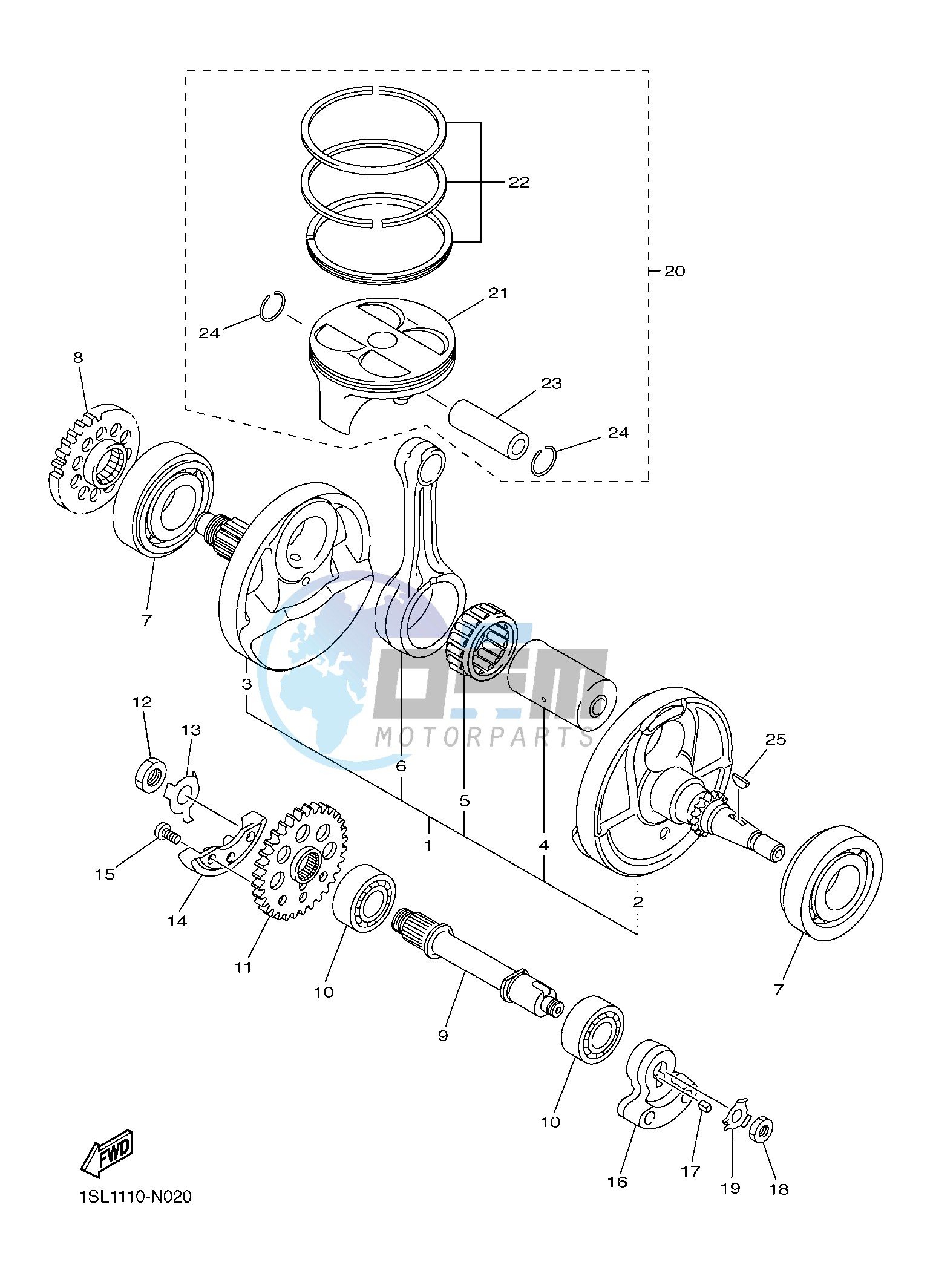 CRANKSHAFT & PISTON