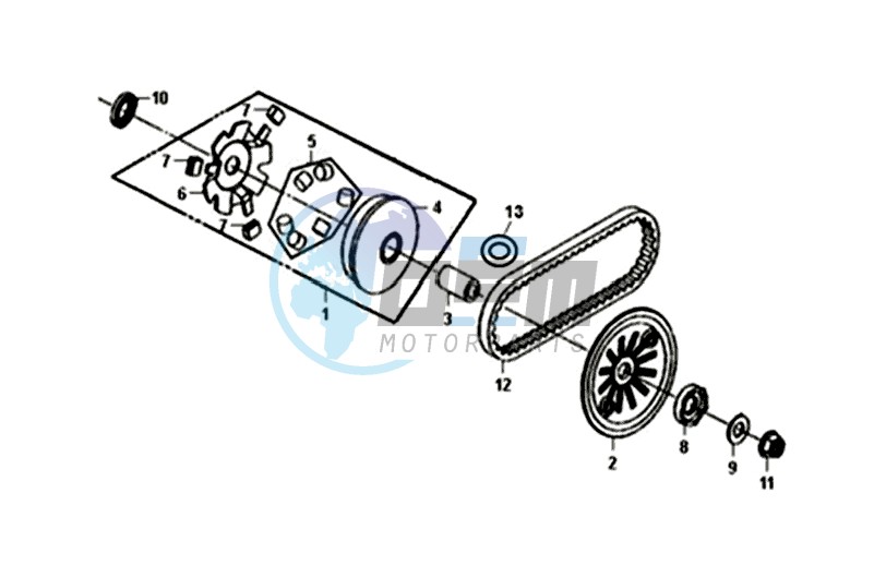 MOVABLE FLANGE / V-BELT