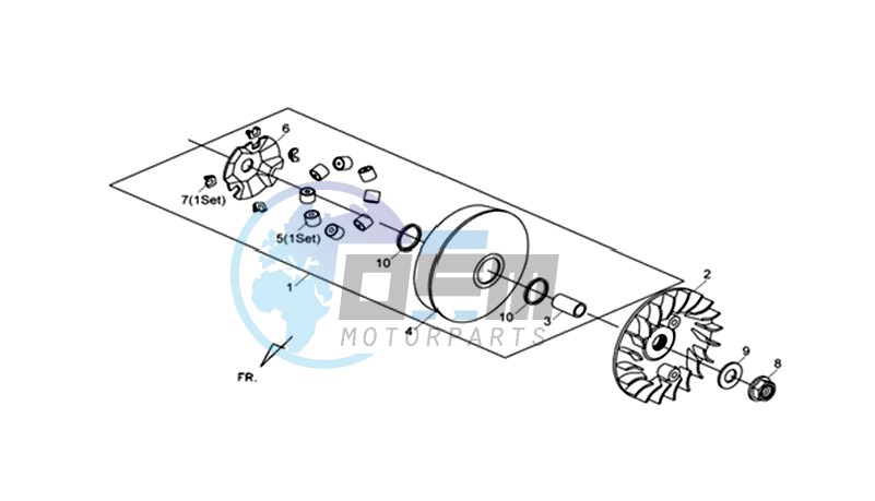 MOVABLE FLANGE / V-BELT