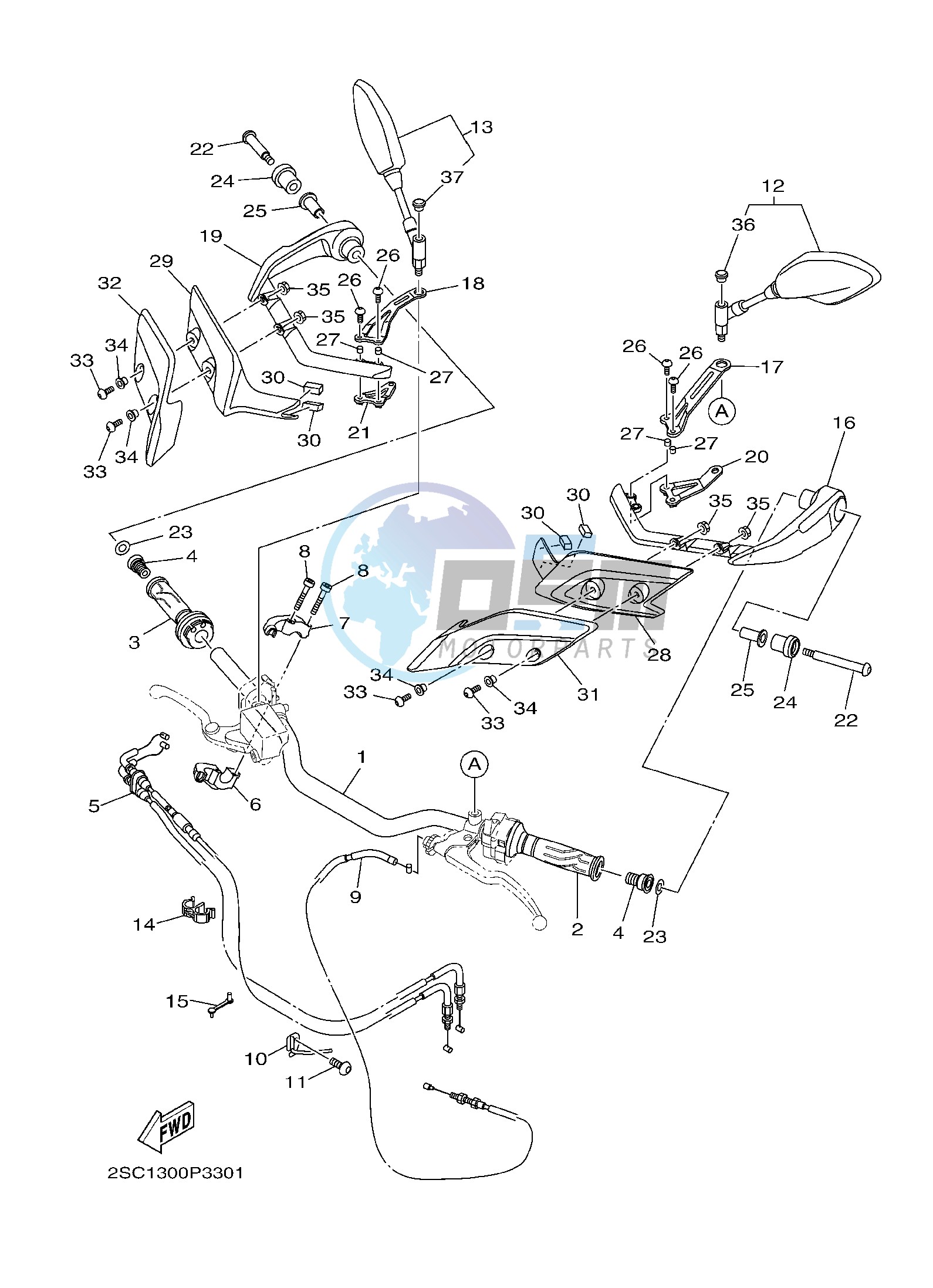 STEERING HANDLE & CABLE