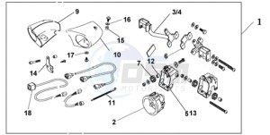 NT700VAA France - (F / ABS) drawing FRONT FOG LIGHT SET