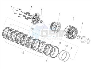 SHIVER 900 E4 ABS NAVI (APAC) drawing Clutch