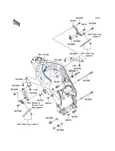 NINJA ZX-10R ZX1000-C2H FR GB XX (EU ME A(FRICA) drawing Engine Mount