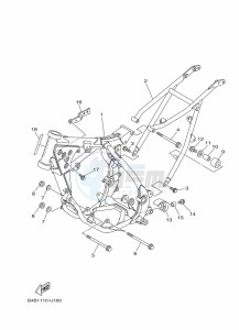 YZ85LW (B0G4) drawing FRAME