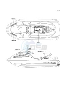 JH 1200 B [ULTRA 150] (B1-B3) [ULTRA 150] drawing DECALS-- B1- -