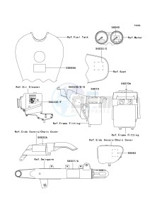 EJ 650 A [W650] (A2-A4 A4 CAN ONLY) W650 drawing LABELS