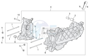 Scarabeo 100 4T e3 net drawing Crankcase