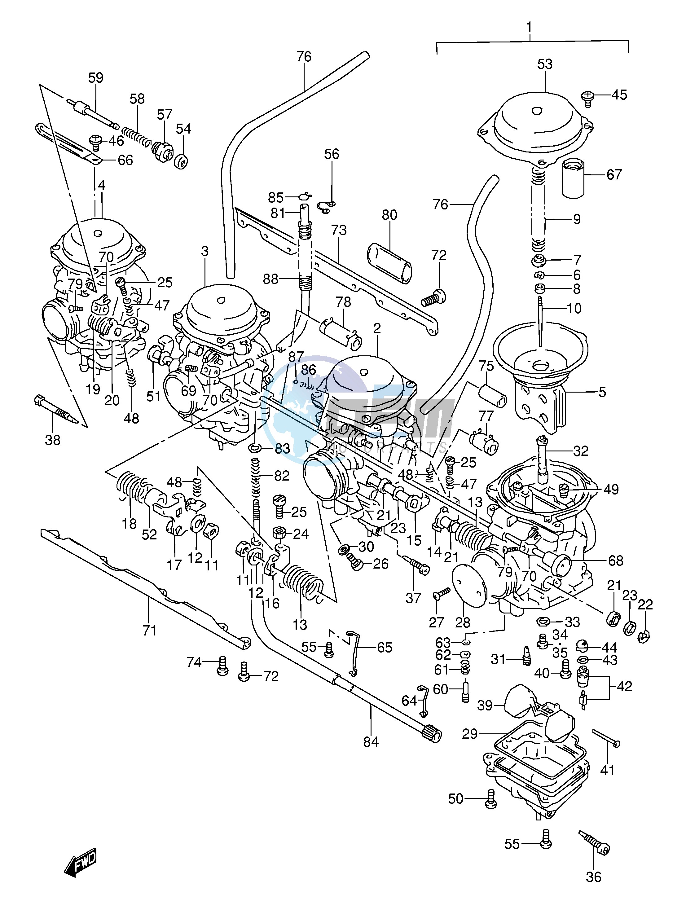 CARBURETOR (MODEL J)