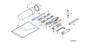 TRX420FMA Europe Direct - (ED / 4WD) drawing TOOLS