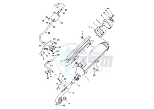 YP MAJESTY 250 drawing EXHAUST