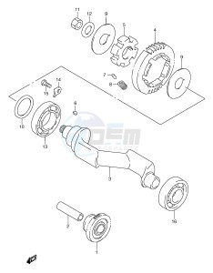 RGV250 (E1) drawing CRANK BALANCER