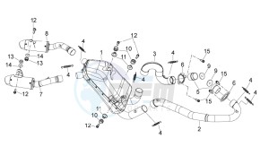 MXV 450 Cross drawing Exhaust unit