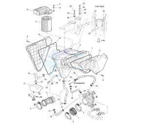 XT Z TENERE 660 drawing INTAKE