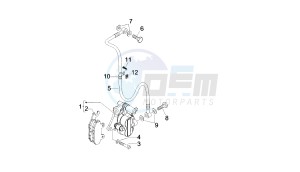 BOULEVARD - 150 CC 4T E3 drawing FRONT BRAKE