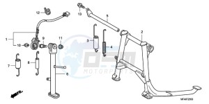 CBF1000T9 UK - (E / ABS MKH) drawing STAND