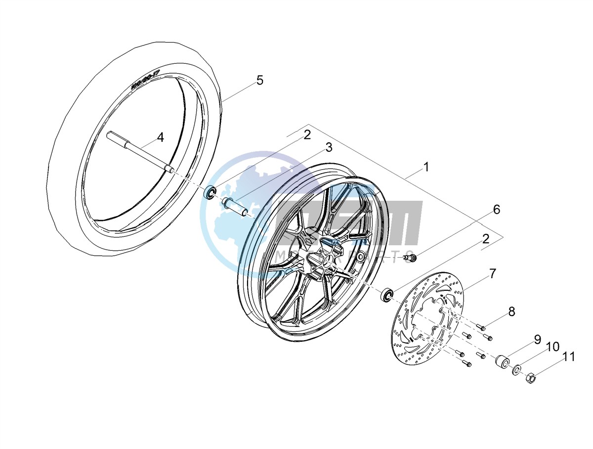 Front wheel