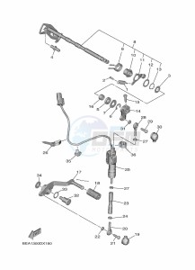 XSR900 MTM890 (BEA7) drawing SHIFT SHAFT