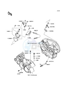 KFX700 KSV700-A2 EU drawing Gear Change Mechanism