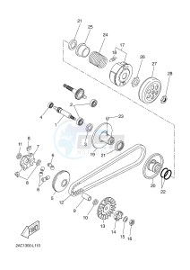 NS50F NITRO 4T (1GB4) drawing CLUTCH