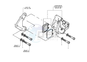 X9 EVOLUTION 200 drawing Brake caliper