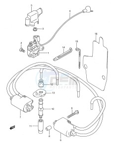 GSX750F (E28) drawing ELECTRICAL