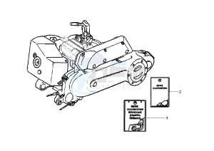 LX 2T 50 drawing Engine