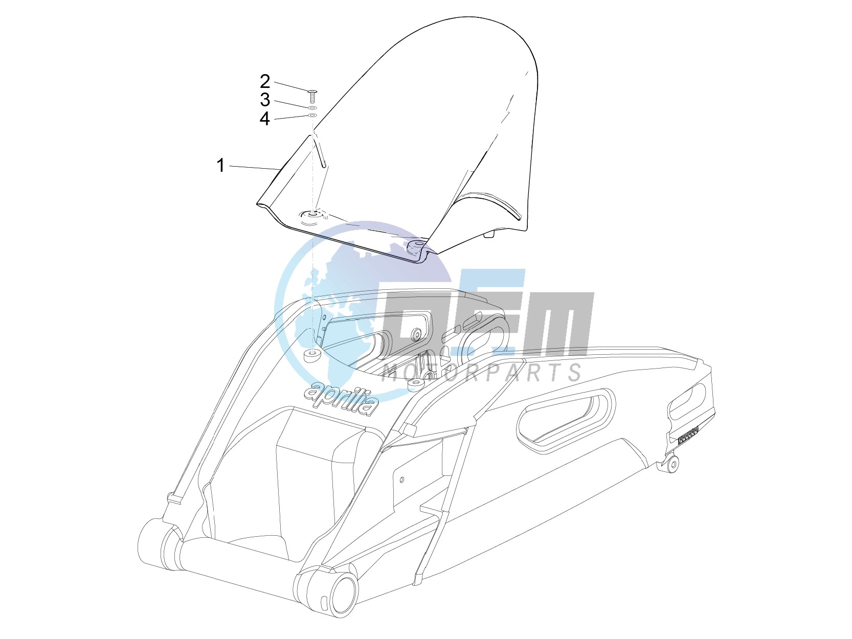 Rear mudguard