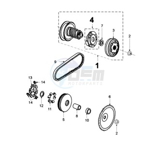 FOX LX A2 EU drawing CLUTCH