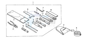 CBR600F3 drawing TOOLS