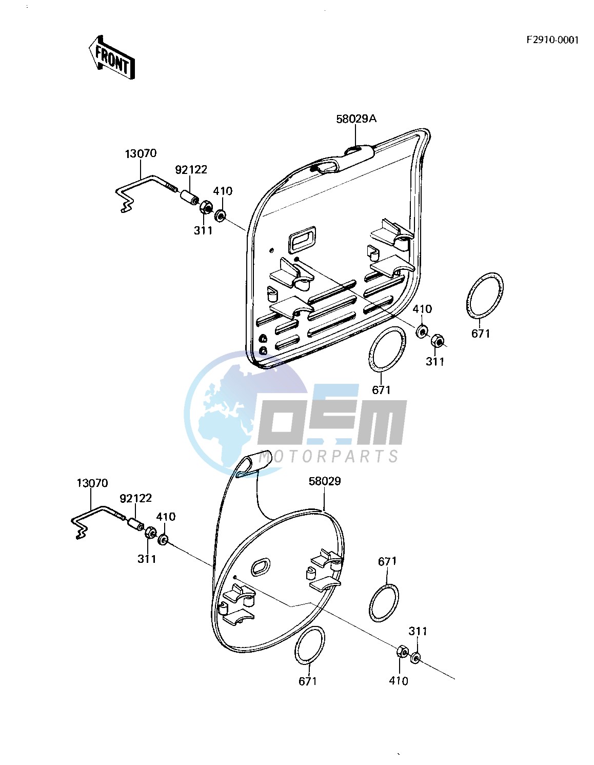 NUMBER PLATE -- 81 A7- -