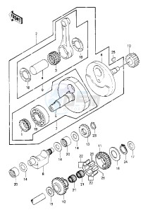 KLT 250 C [PRAIRIE] (C1) [PRAIRIE] drawing CRANKSHAFT_BALANCER -- 83 C1- -