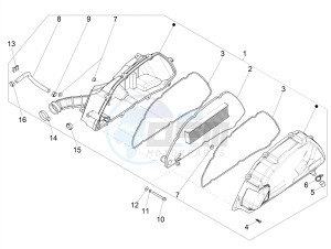 MEDLEY 150 4T IE ABS E3 2020 (APAC) drawing Air filter